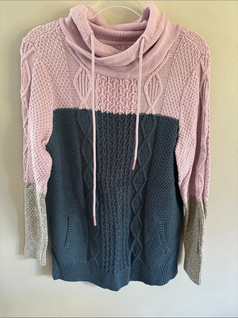 L L.L. Bean signature cowl neck heavy sweater